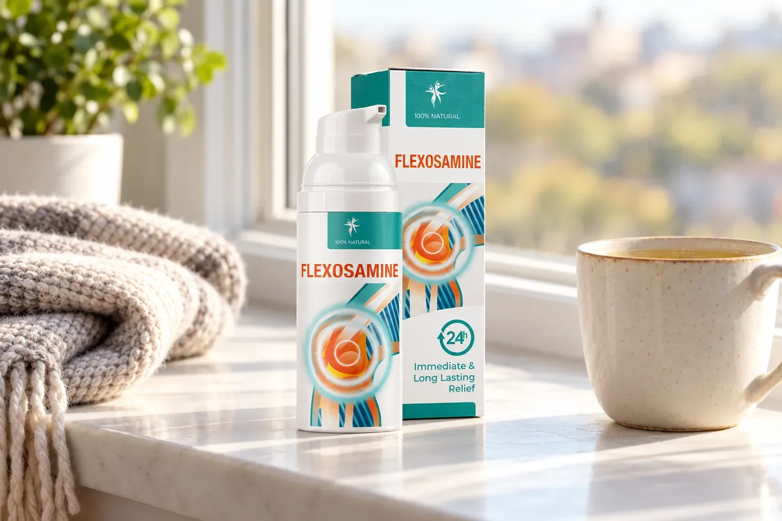 Flexosamine — Verpackung im Alltag