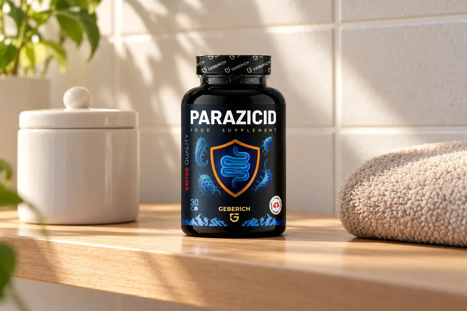 Parazicid — Verpackung im Alltag