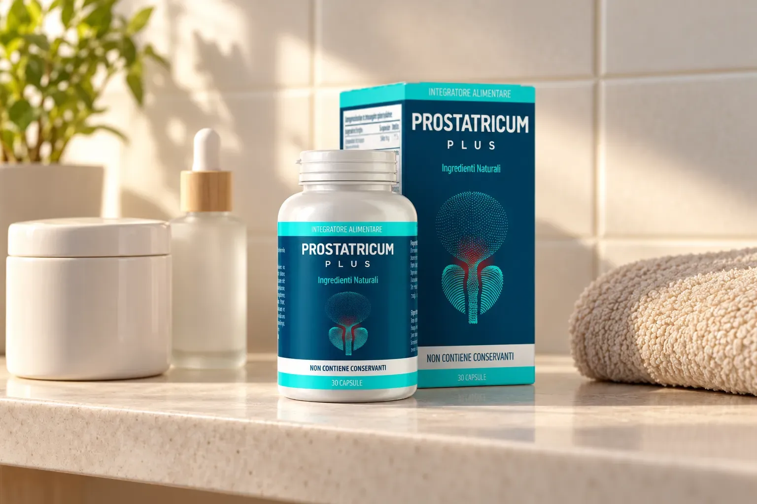 Prostatricum PLUS — Verpackung im Alltag